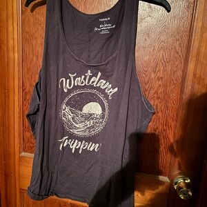 Torrid Soft Black Graphic Tank Top